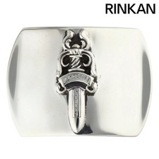 Chrome Hearts BUCKL MIL DGR Military Raised Dagger Silver Buckle Men's Used 54ae