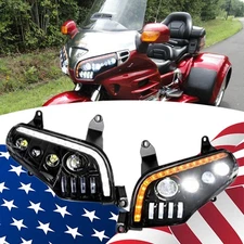 For Honda GoldWing GL1800 F6B 2001-2017 LED Headlight Assembly Turn Signal Light