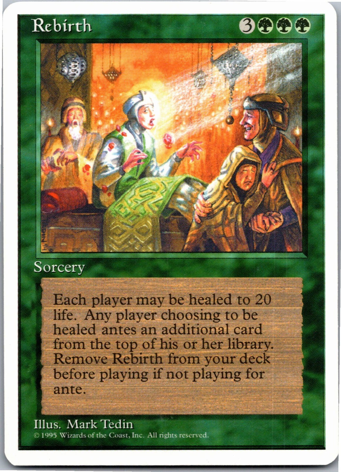 Rebirth - R - MTG: Fourth Edition (4ED - ) 1995 [LP]
