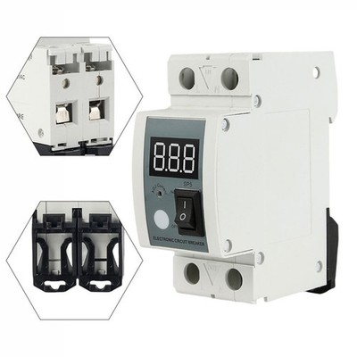 40A Electronic Current Limiter Adjustable Range with LED Indicator for Circuits