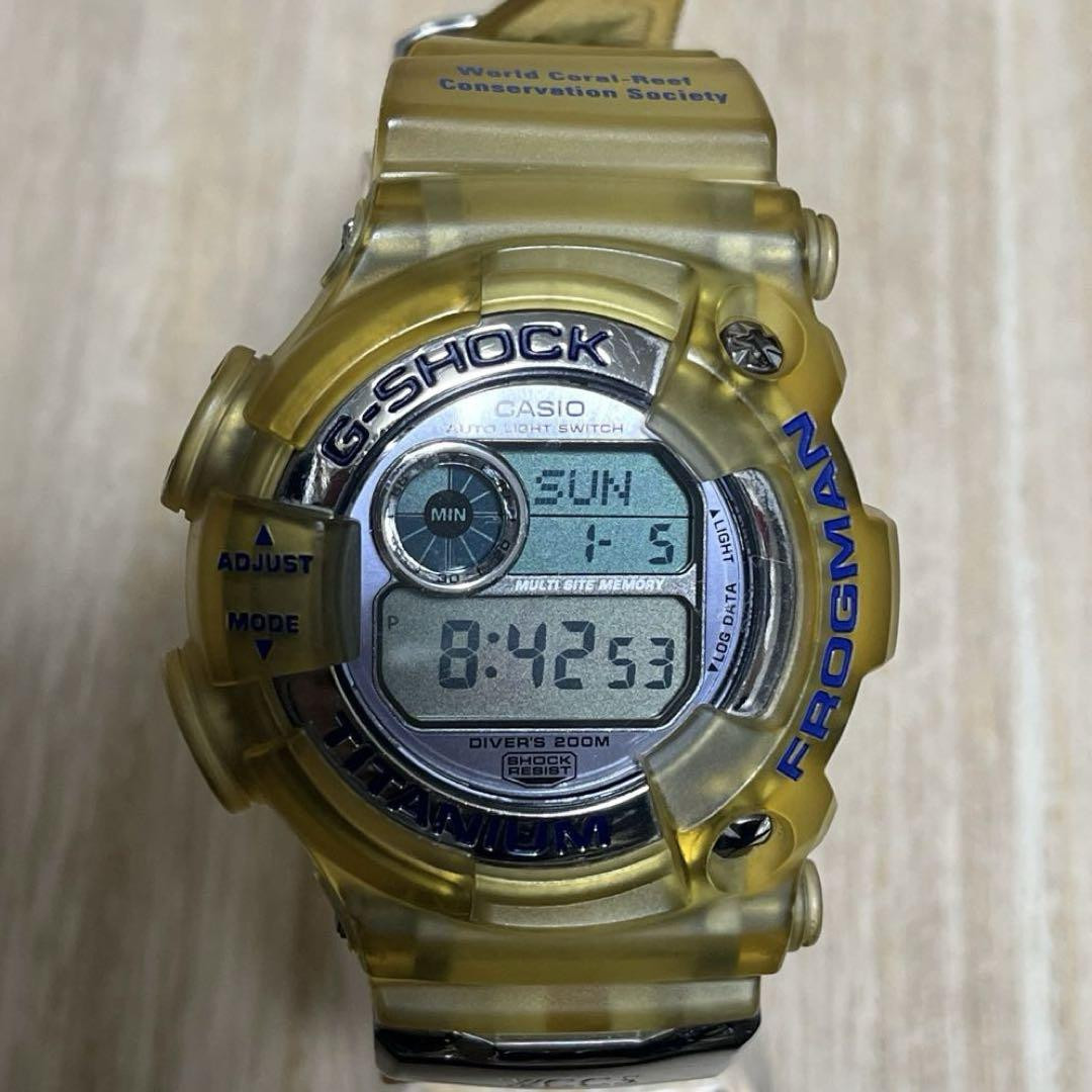 G-Shock Frogman DW-9900WC W.C.C.S Manta Used, Scratches on G-Shock Frogman DW-9900WC W.C.C.S Manta Used, Scratches on