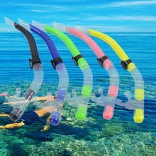 1pc PVC Diving Snorkel Underwater Swimming Diving Breathing Tube Swim Training