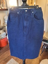 Vintage Jeaner Jordache Blue Denim Jean Skirt