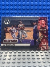 2020-21 Panini Mosaic CJ McCollum Montage #6 Portland Trail Blazers