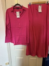 Zara Co Ord Skirt And Shirt M