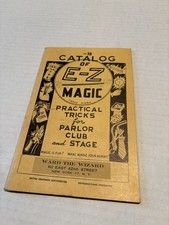 The Catalog of E-Z MAGIC TRICKS 18 Practical Tricks for Parlor Club and Stage