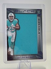 Panini 2024 Black Jaylen Wright Dolphins Sizeable Rookie SR-JWT Football