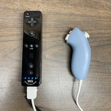OEM Nintendo Wii Remote Controller + Nunchuck Combo Official Genuine RVL-036