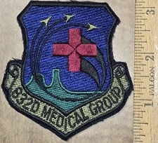 USAF US Air Force 832d MEDICAL GROUP Luke AFB, AZ SUBDUED Patch VTG ORG