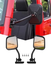 JeCar Door Off Mirrors Rear View Quick Release Mirrors for 1997-2018 Jeep Wra...