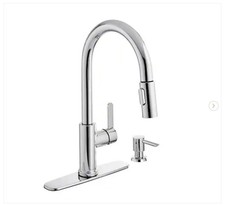 Glacier Bay Paulina Pull-Down Sprayer Kitchen Faucet Chrome 1008022705
