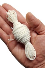 Square Braided candle wick 100 Cotton 6/0 5/0 4/0 2/0 1/0 1 2 3 4 5 6-USA