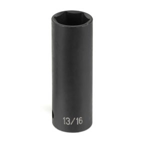 1/2'' Drive x 19mm Extra-Thin Wall Deep 2019MDT GREY PNEUMATIC Metal 729440465056