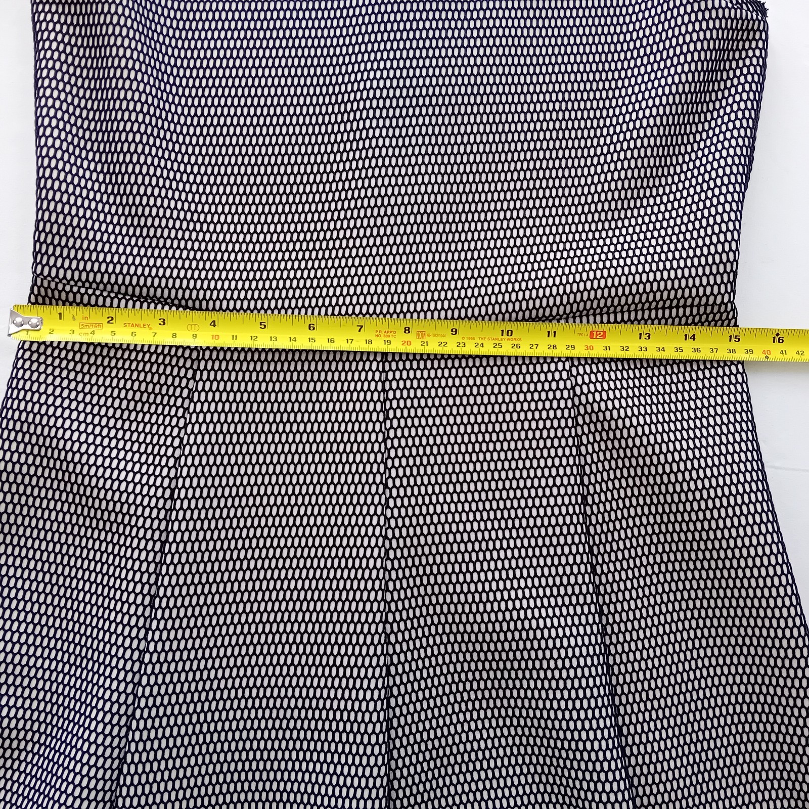 Zara Women's Scuba Net Mesh Fit&Flare Skater Mini Dress Sz L NWT Wedding Events