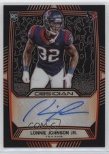2019 Obsidian Rookie Electric Etch Orange 50/75 Lonnie Johnson Jr Auto 14jr