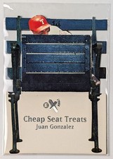1998 Skybox EX 2001 Cheap Seat Treats Juan Gonzalez Texas Rangers #6