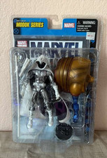 MOON KNIGHT Action Figure Silver Variant ToyBiz Marvel Legends MODOK BAF 2006