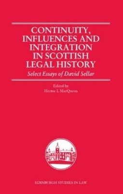 Hector MacQueen Continuity, Influences and Integration in Scottish (Taschenbuch)