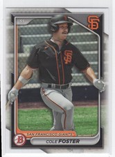 2024 Bowman Prospects * Cole Foster San Francisco Giants #BP-83