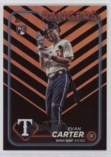 2024 Topps Update Rookie Debut Holiday Evan Carter #US58 1oa8
