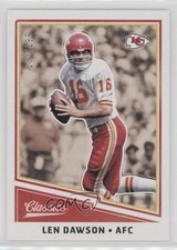 2017 Panini Classics Legends Red Back 202/299 Len Dawson #179 HOF 2u3