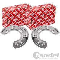 2X Febi Spritzbleche Bremsscheiben Vorne Passend FÜR BMW 5 6 7 Links+Rechts