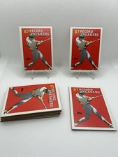 Topps 87’ Record Breakers LOT - McGwire Error, Nolan Ryan, Mattingly, Murray Lot