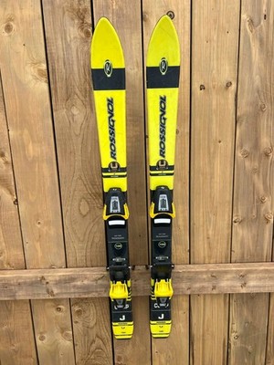 Alpine Downhill Snow Ski ROSSIGNOL COMP J 39'' Long Skis 100 cm with Bindings