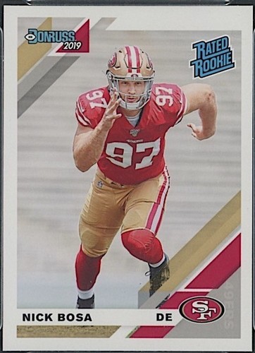 NEW Nike San Francisco 49ers Nick Bosa #97 Atmosphere Gray