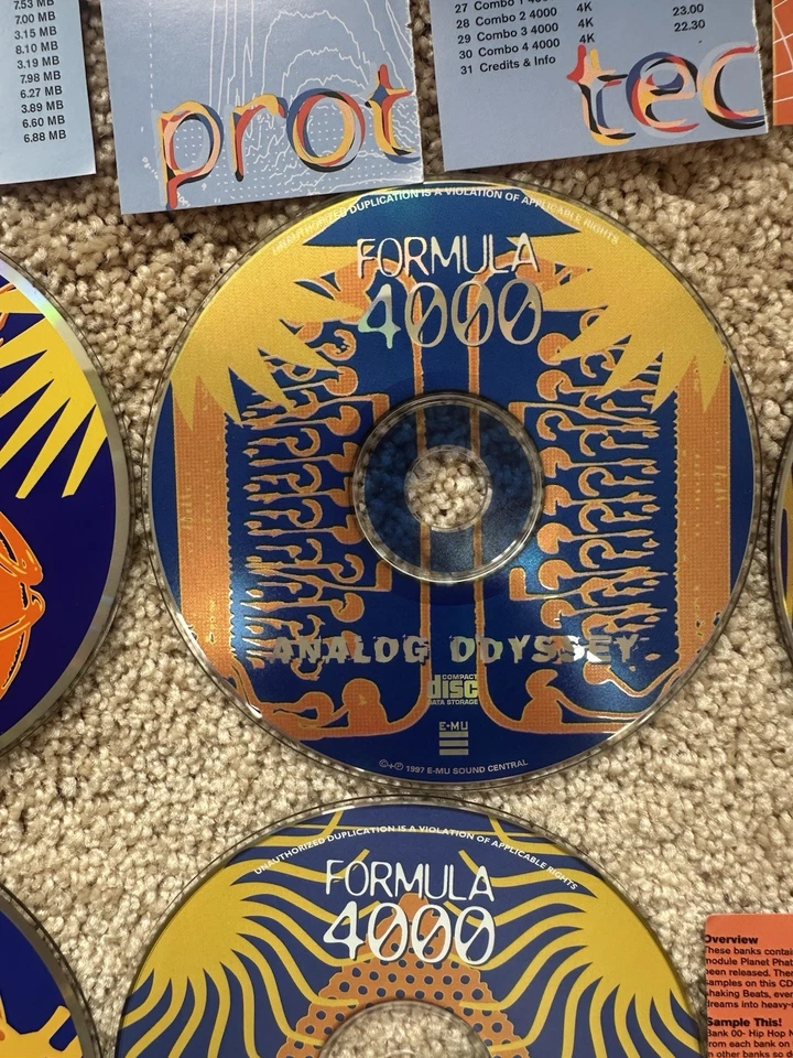 EMU ESI 4000 Formula 4000 Vol. 1-5 discos de muestra Foto 3 de 4