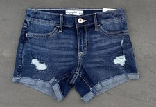 Abercrombie Kids Girls Jean Shorts size 11/12 New With Tags mid-rise midi short
