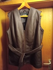 ROCKOVER-butterweiche Kunstleder-Weste Gr. 46  dunkelbraun  wunderschön TOP*****