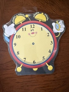 Vintage Carson Dellosa Clock Notepad Sealed 50 Sheets