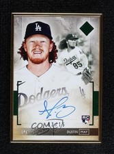 2020 Topps Transcendent Collection Emerald 3/15 Dustin May #TCA-DM Auto 1y9