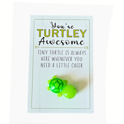 You're Turtley tolle süße Taschenumarmung Medaille Charm Geschenk Andenken