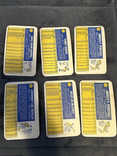 1970 Topps Super Baseball Card-Lot-(6)-BENCH,MCCOVEY,๐ฅ๐ฅ๐ฅ๐ฅ๐ฅ - Picture 8 of 8
