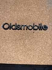 Oldsmobile Rear Emblem Badge Script Silver Chrome Trunk Logo Oem Car Trim Oldsmobile Rear Emblem Badge Script Silver Chrome Trunk Logo Oem Car Trim