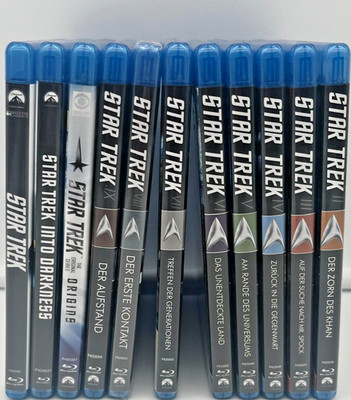 Star Trek Blu-ray Sammlung Filme 2-9 + Origins + Into Darkness + Star Trek 