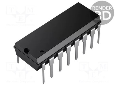 DIP16 0,5A 50V darlington,Transistor-Array IC: driver Ch: 7