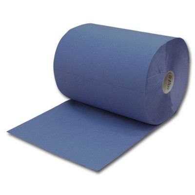ELOS Putzpapierrolle ELOwipe blau 3-lagig 360X360mm 2x500 Blatt Putzrolle 