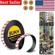 Flexible Magnet Strips 3m Self-Adhesive Tape for Whiteboard Fridge Organization