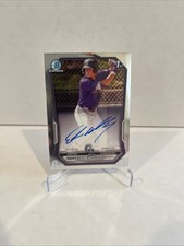 2026 Ethan Holliday 1st Bowman Chrome Auto Base #CPA-EH Colorado Rockies