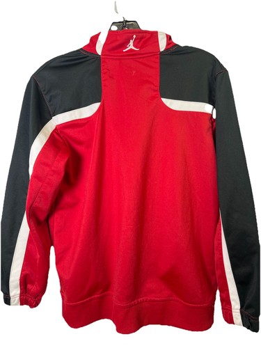 Boy’s Air Jordan Full Zip Jacket Size L Large Red Chicago Jumpman 23 - Picture 3 of 8