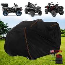 QYMOTO ATV Cover,420D Large ATV Cover XXL 2-UP,4 Wheeler Quad Durable