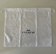 Coach Dust Bag White 16  X 13.5  