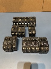 LOT OF 13 NEW SQUARE D BREAKERS 2 POLE VARIOUS AMPS