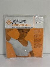 Vintage Kleinert s Under-All Short Sleeve Dress Shields Liner Crop Top Sealed