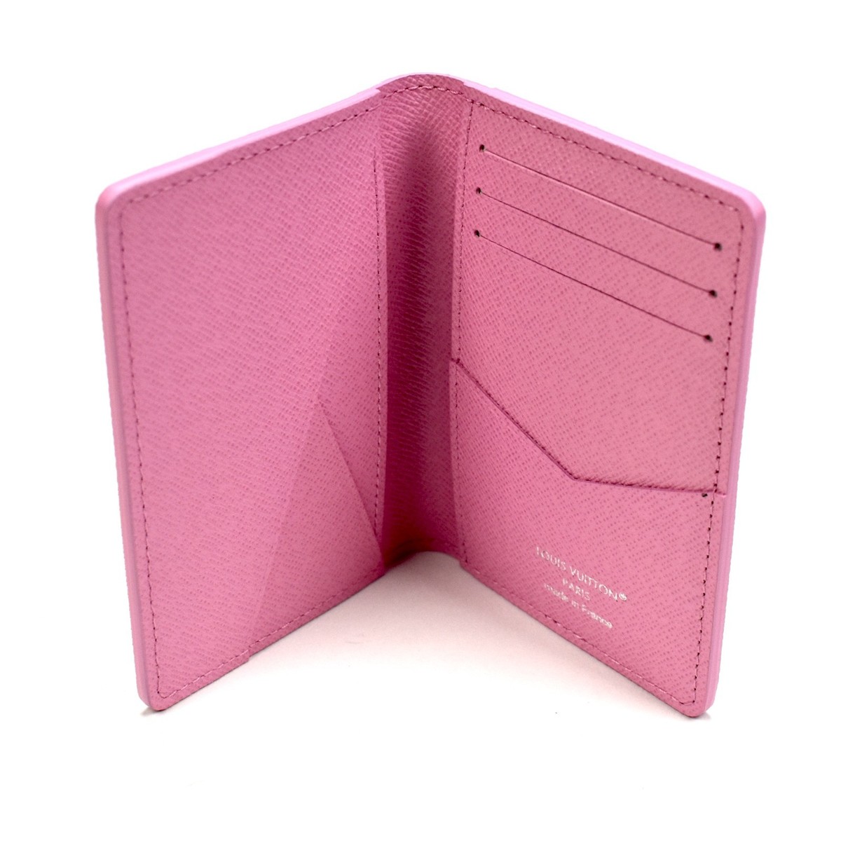 NWT Louis Vuitton Skateboard Monogram Pocket Organizer Wallet Pink