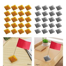 Support de drapeau Miniature en PP, 20 pièces, matériel léger pour Bar et