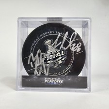 Ryan Carter Signed New Jersey Devils Hockey Puck Autograph NHL Stanley Cup 2012